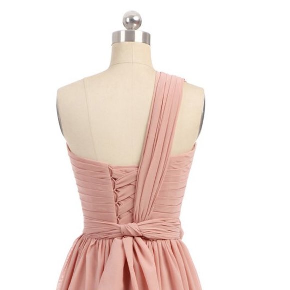 Citrus Color Bridesmaids dress-4 styles - Picture 5 of 5